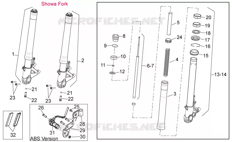 Front fork 