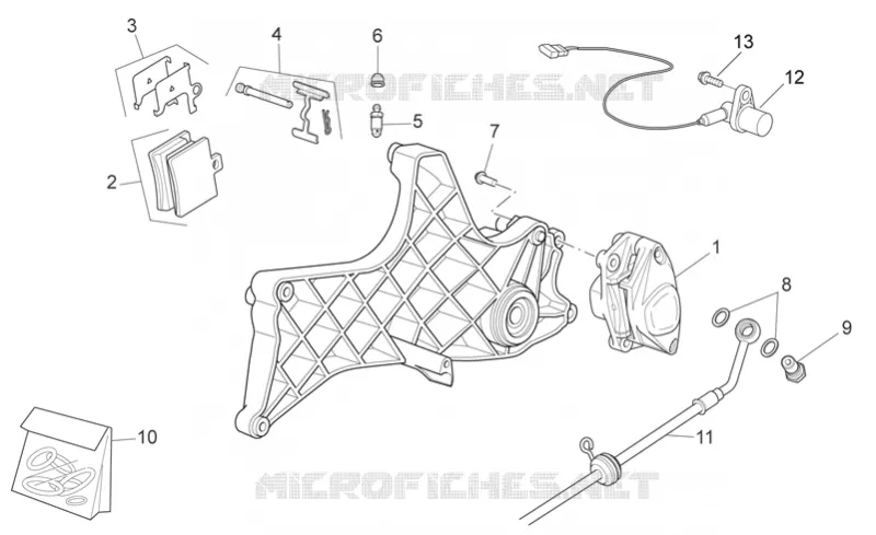 Rear caliper