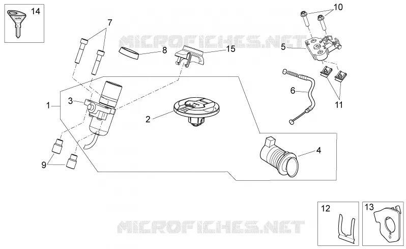 Lock hardware kit