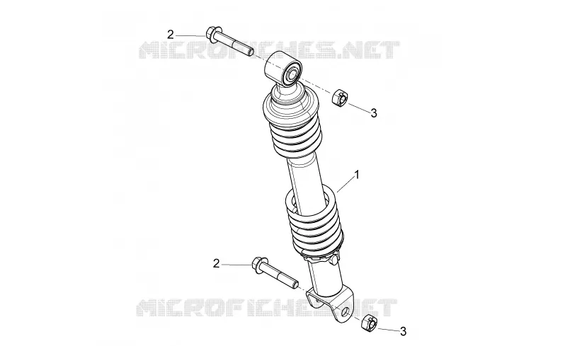 Rear shock absorber