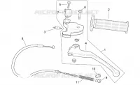 Rear brake lever