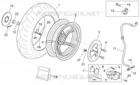 Rear wheel - disc brake