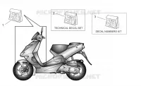 Front body and technical decal