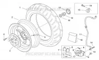 Rear wheel - disc brake
