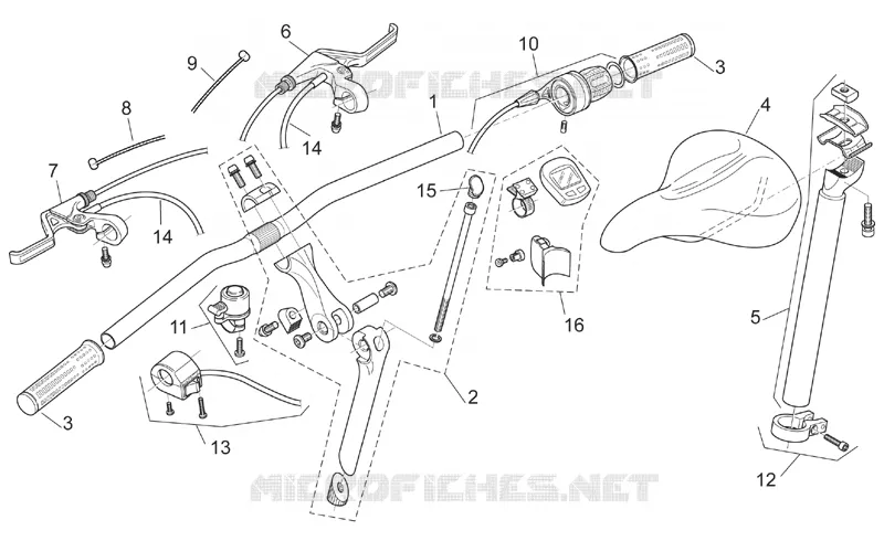 Handlebar - Saddle