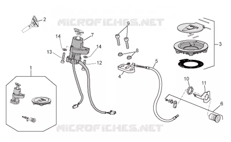 Lock hardware kit