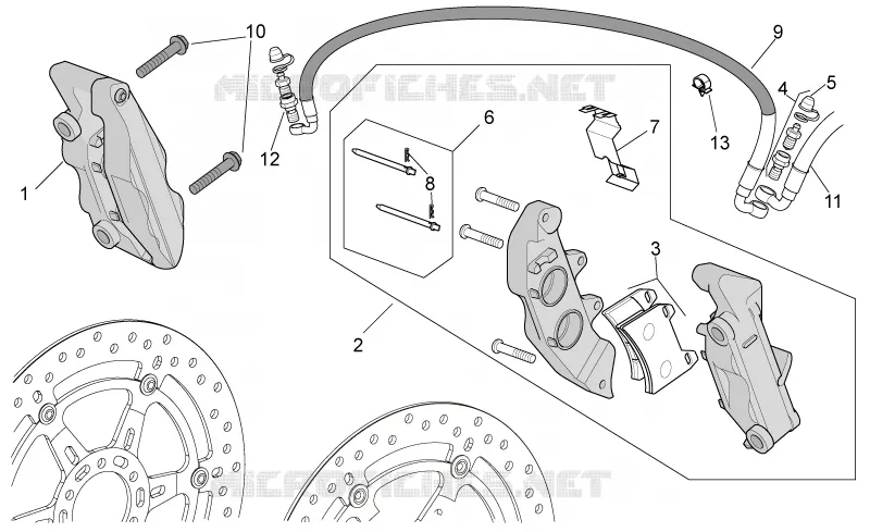 Front brake caliper