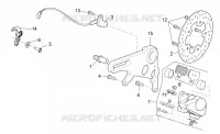 Rear brake caliper