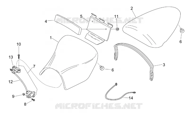 Saddle unit