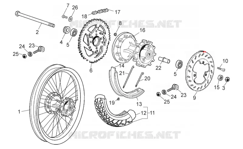 Rear wheel