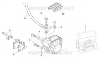 Rear brake caliper