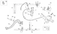 Rear brake system