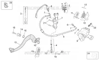Rear brake system