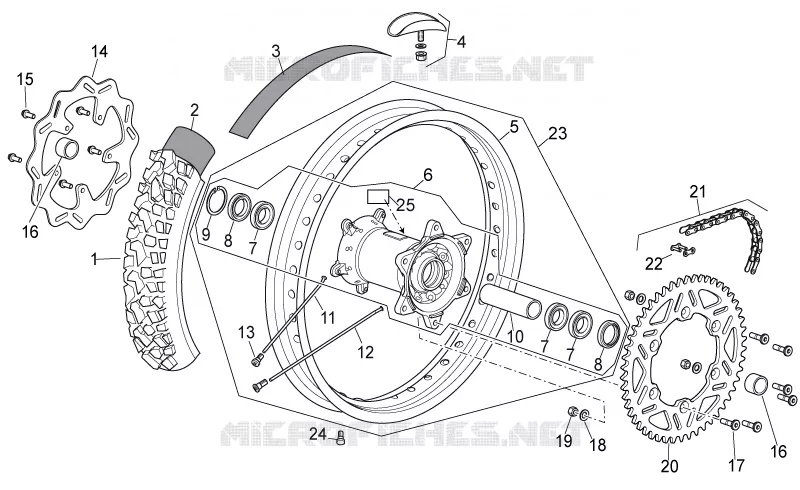 Rear wheel