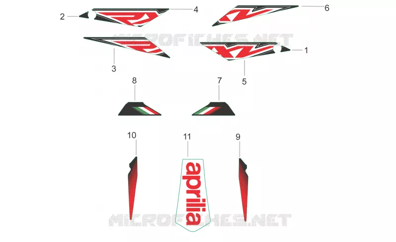 Rear body Decals