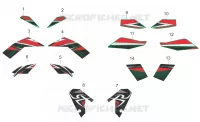 Central body Decals