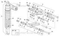 Rear shock absorber