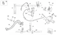 Rear brake system