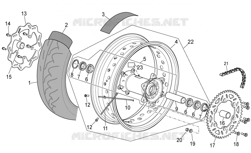 Rear wheel