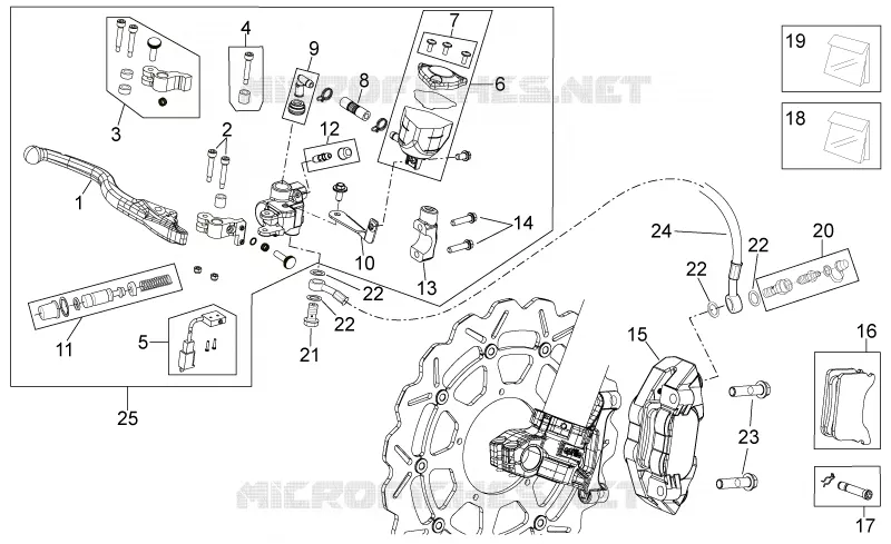 Front brake system I