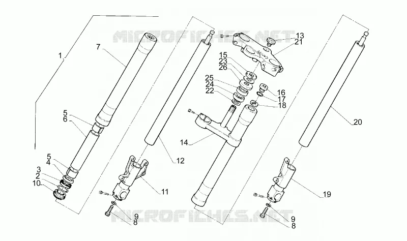 Front fork M/N