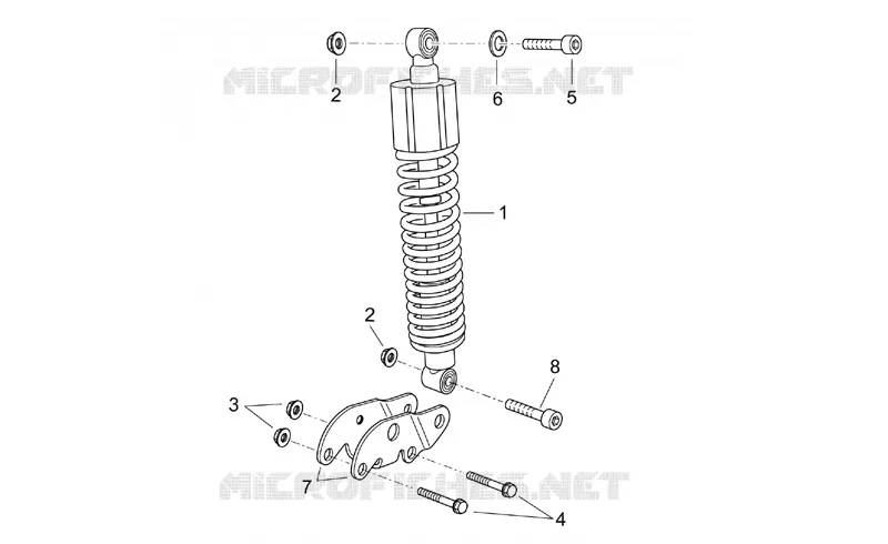 Rear shock absorber