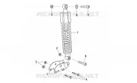 Rear shock absorber