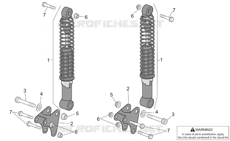 Rear shock absorber