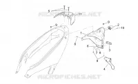 Rear body  - Plate holder