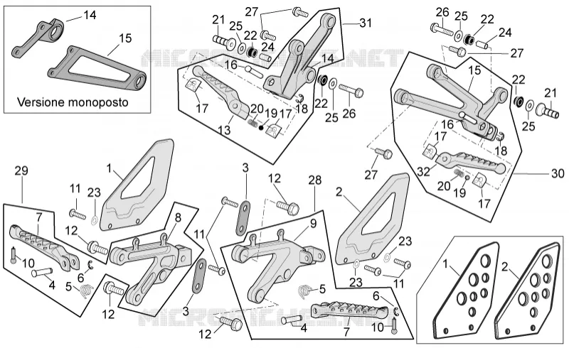 Foot rests