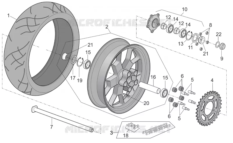 Rear wheel Factory - Dream I