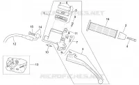 Rear master cylinder