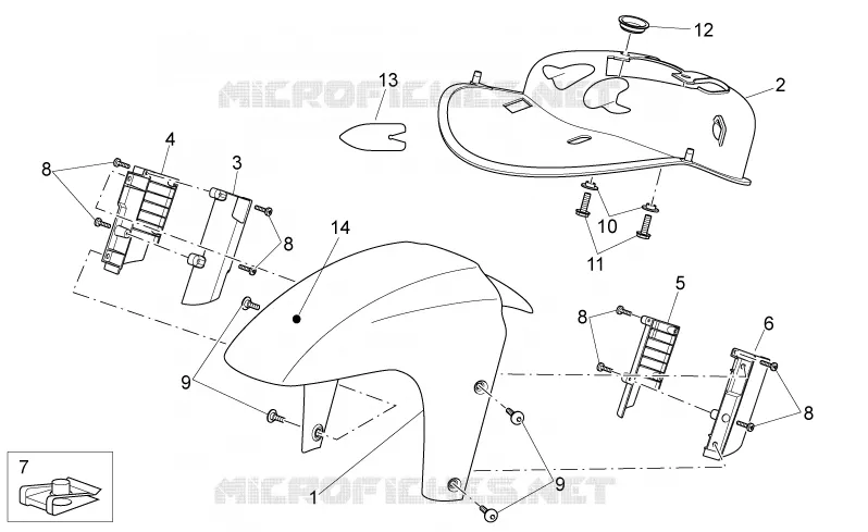 Front body - Front mudguard