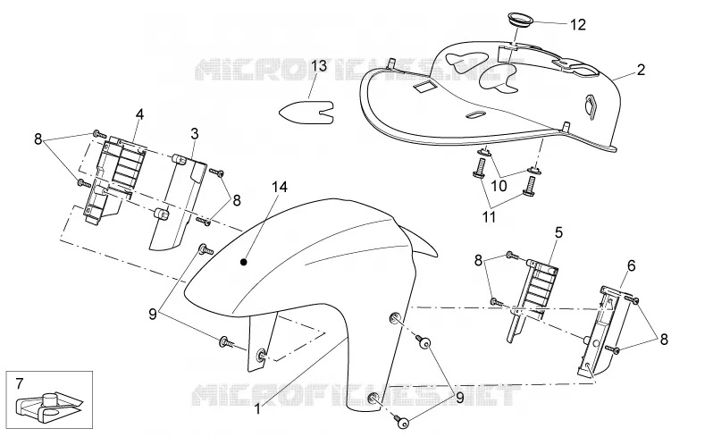 Front body - Front mudguard