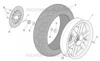 Rear wheel