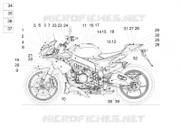 Plate set and decal