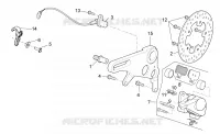 Rear brake caliper