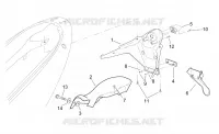 Rear body  - Plate holder