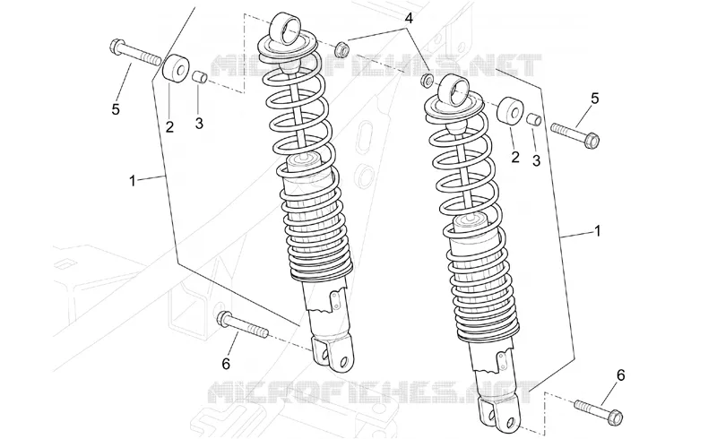 Rear shock absorber