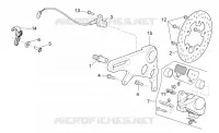 Rear brake caliper