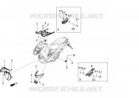 CENTRAL COVER - FOOTRESTS