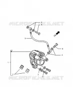 FRONT BRAKE LINE - CALIPER