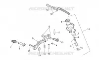Rear master cylinder