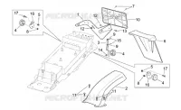 Rear mudguard