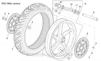 Front wheel RSV Mille Version