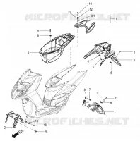 MUDGUARDS - UNDERSEAT COMPARTMENT