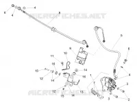 FRONT BRAKE LINE - CALIPER