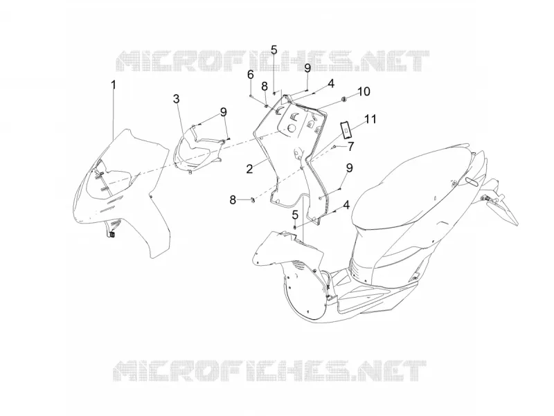 Front shield