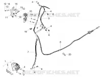 FRONT BRAKE LINE - CALIPER