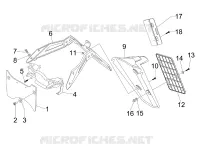 Rear cover - Splash guard